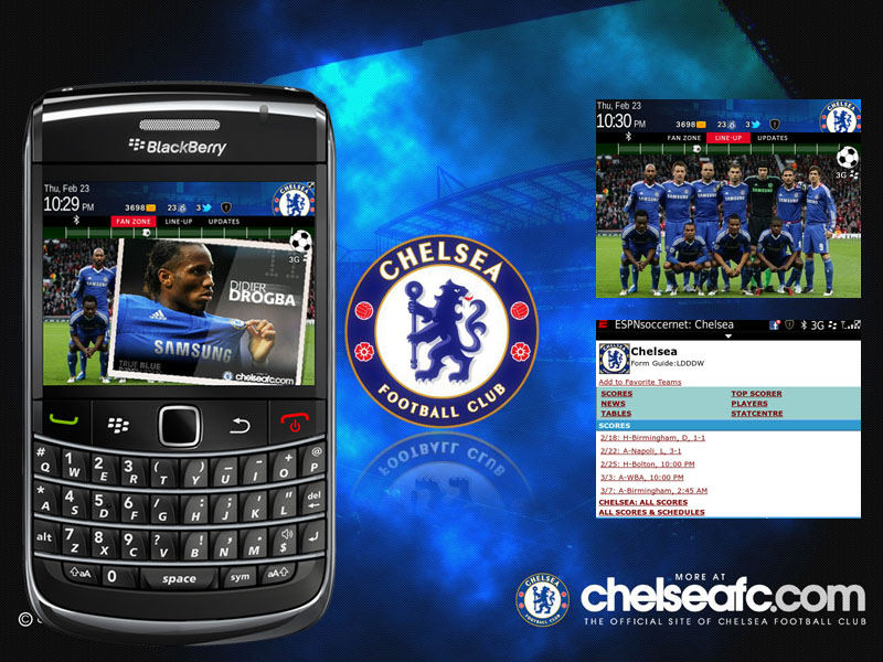 Chelsea Theme for Blackberry Free